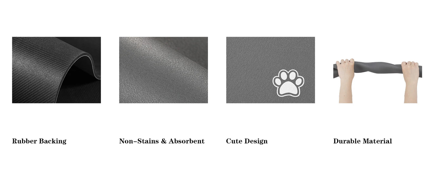 Absorbent Pet Feeding Mat β Quick-Dry Non-Slip Placemat for Dogs & Cats | Easy to Clean