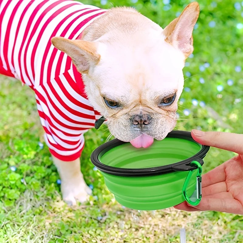Collapsible Pet Travel Bowl β Portable Silicone Food & Water Bowl for Dogs & Cats