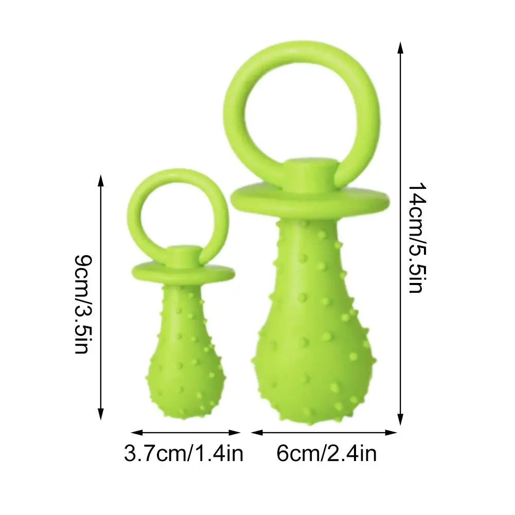 Rubber Bite-Resistant Chew Toy โ Teeth Cleaning & Training Ball for Small Dogs & Puppies