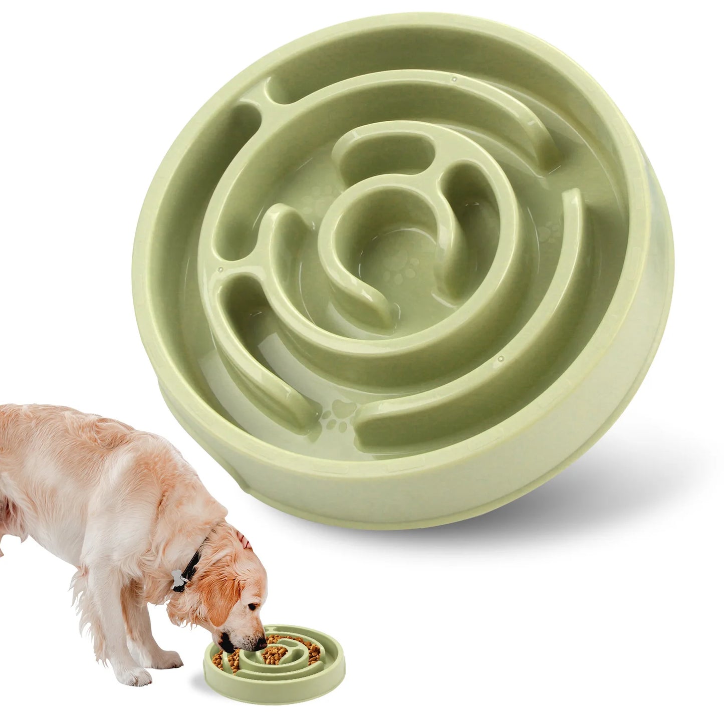 Pet Slow Food Bowl β Non-Slip Durable Feeder for Dogs & Cats | Improves Digestion