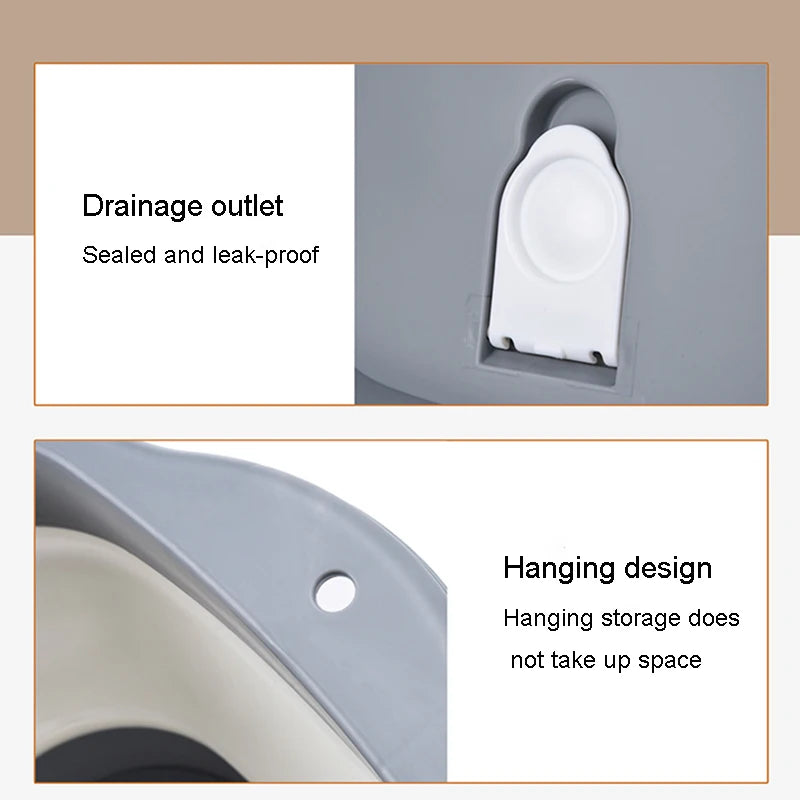 Foldable Pet Bathtub β Cat & Small Dog Washing Basin | Anti-Slip & Portable Bath Tub