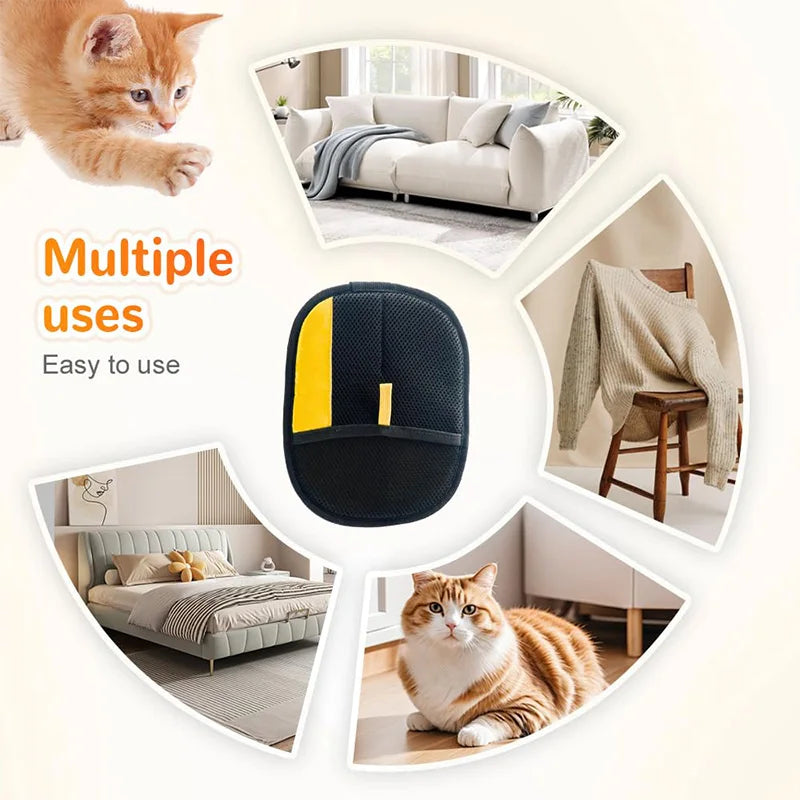 Pet Hair Cleaning Gloves β Double-Sided Multi-Functional Grooming & Shedding Tool