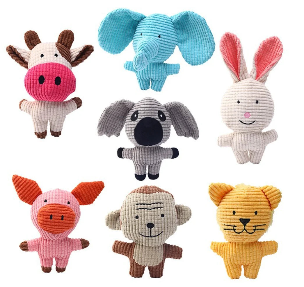 Plush Bite-Resistant Pet Toy โ Teething & Boredom Relief Toy for Dogs & Cats
