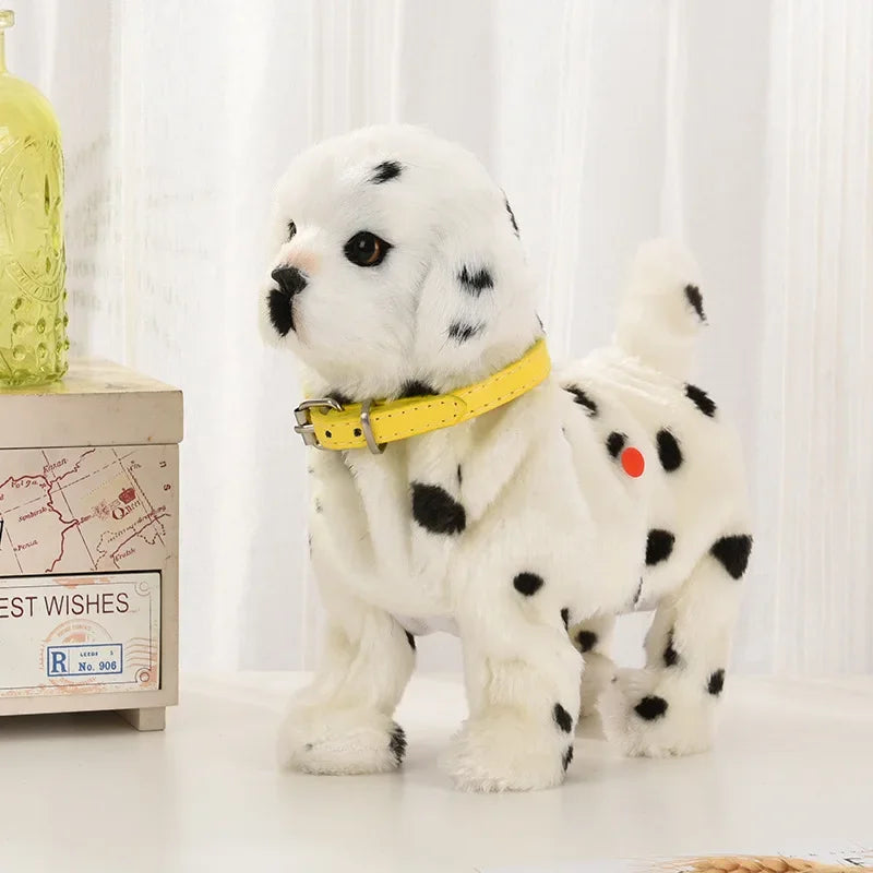 Simulation Electric Dog Toy β Voice Control Plush Robot Pet with Music & Walking Features