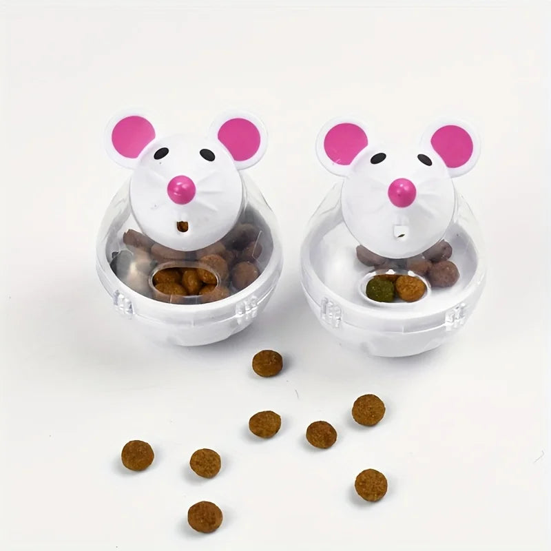 Pet Slow Feeder Toy – Interactive Tip-Over Training Ball for Dogs & Cats | Fun & Energy Release