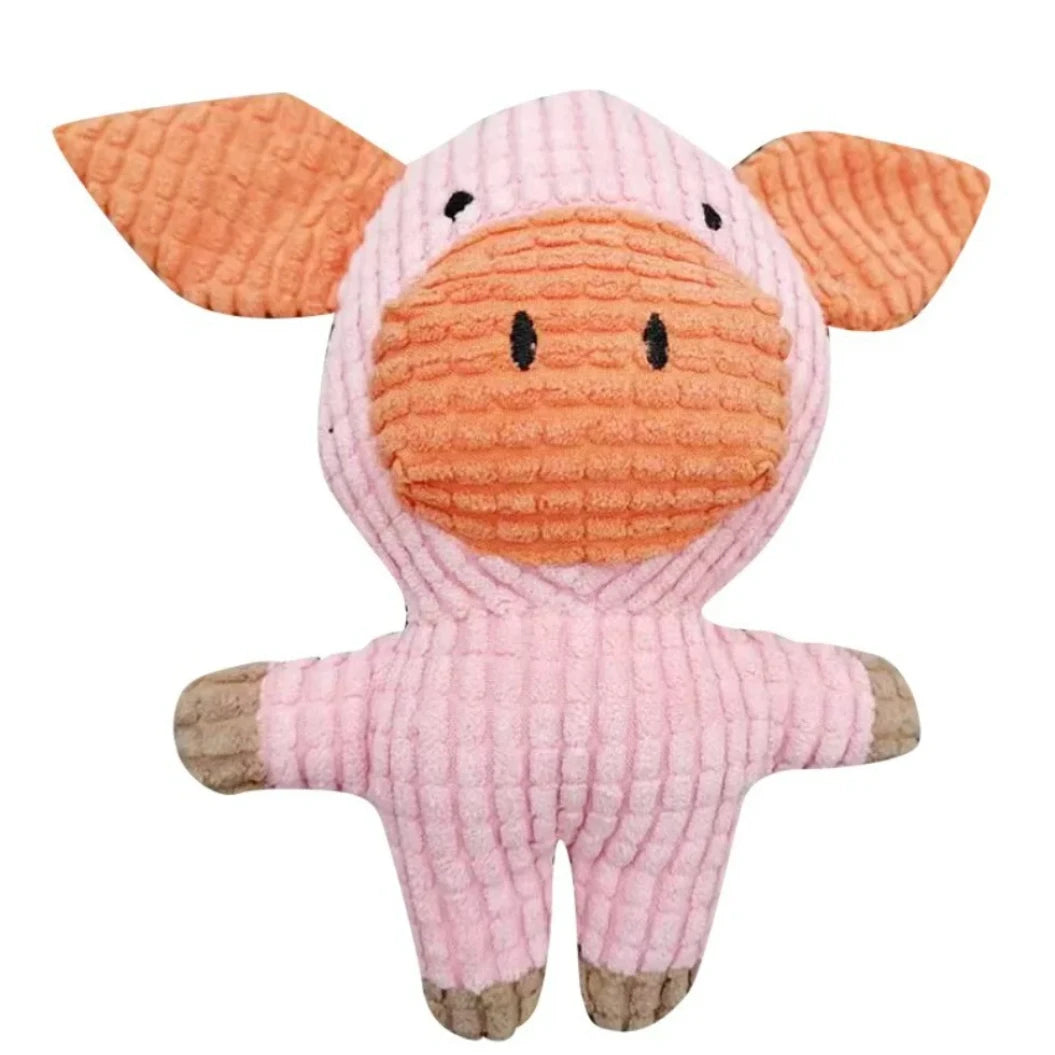 Plush Bite-Resistant Pet Toy โ Teething & Boredom Relief Toy for Dogs & Cats