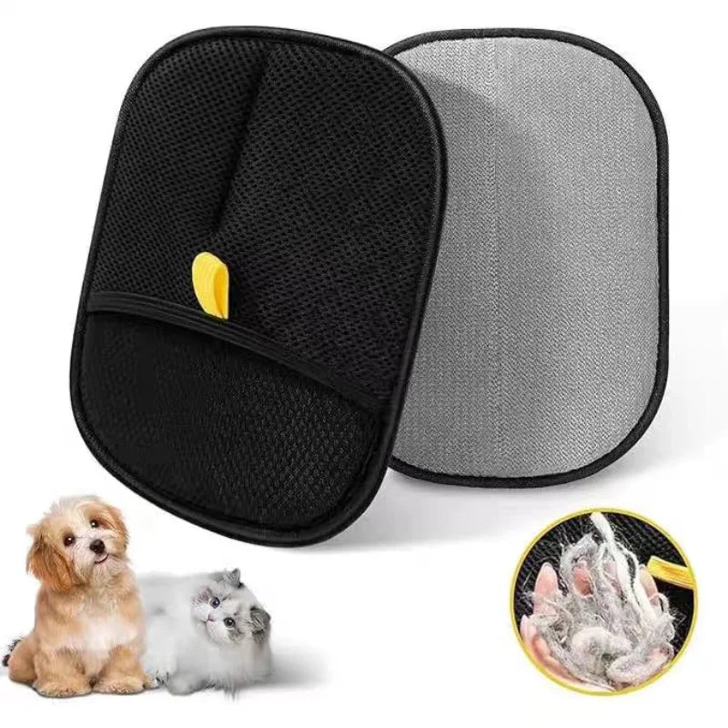 Pet Hair Cleaning Gloves β Double-Sided Multi-Functional Grooming & Shedding Tool