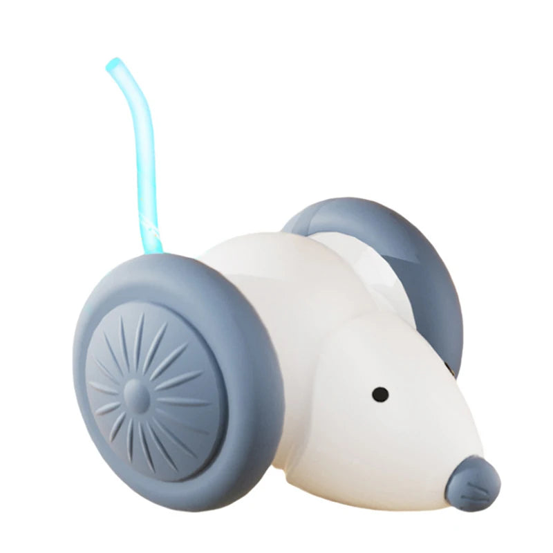 Rechargeable Electric Mouse Car β Interactive Smart Cat Toy with Obstacle Avoidance