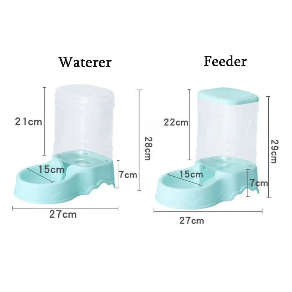 Automatic Pet Feeder & Water Dispenser β 3.8L Large Capacity Food & Drink Bowl for Cats & Dogs