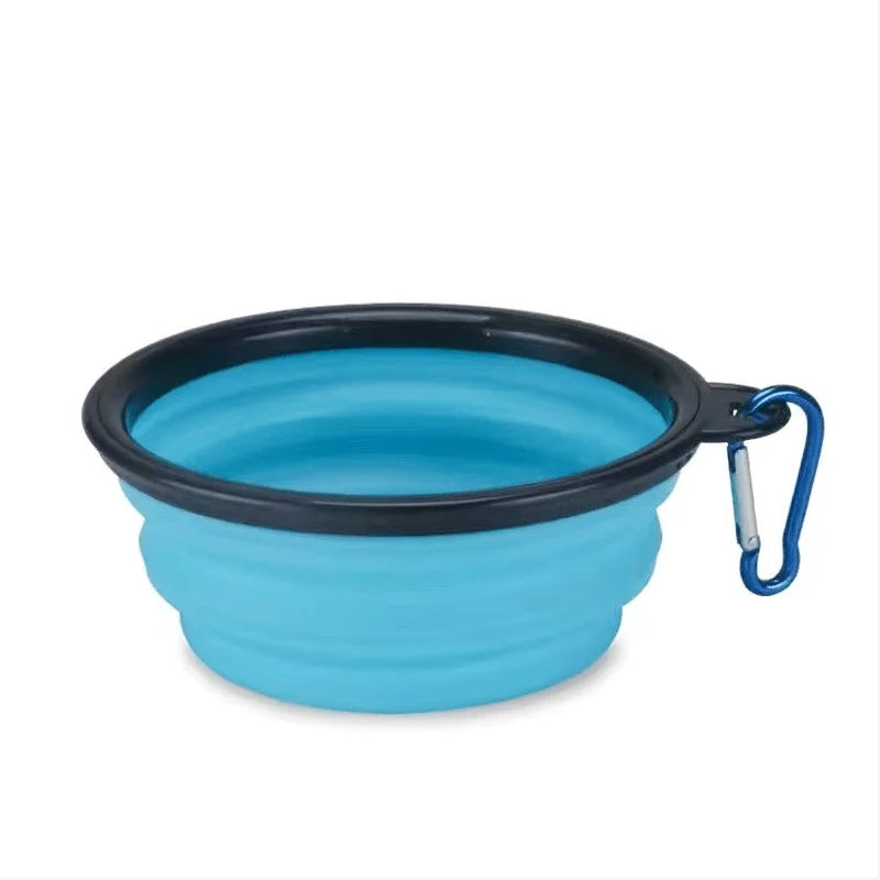Collapsible Pet Travel Bowl – Portable Silicone Food & Water Bowl for Dogs & Cats