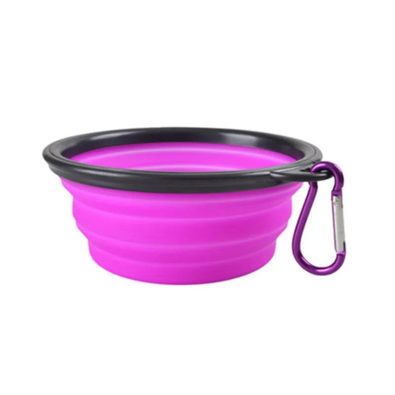 Collapsible Pet Travel Bowl – Portable Silicone Food & Water Bowl for Dogs & Cats