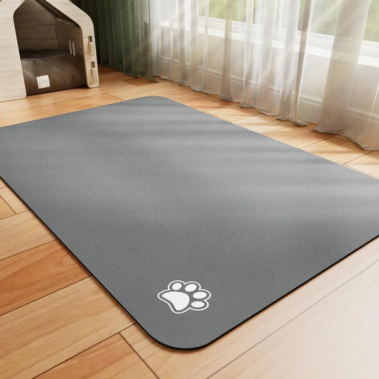 Absorbent Pet Feeding Mat – Quick-Dry Non-Slip Placemat for Dogs & Cats | Easy to Clean