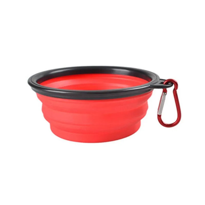 Collapsible Pet Travel Bowl – Portable Silicone Food & Water Bowl for Dogs & Cats
