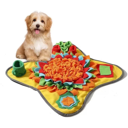 Pet Sniffing Training Mat – Interactive Slow Feeding Blanket for Dogs & Cats | Stress Relief & Educational Play