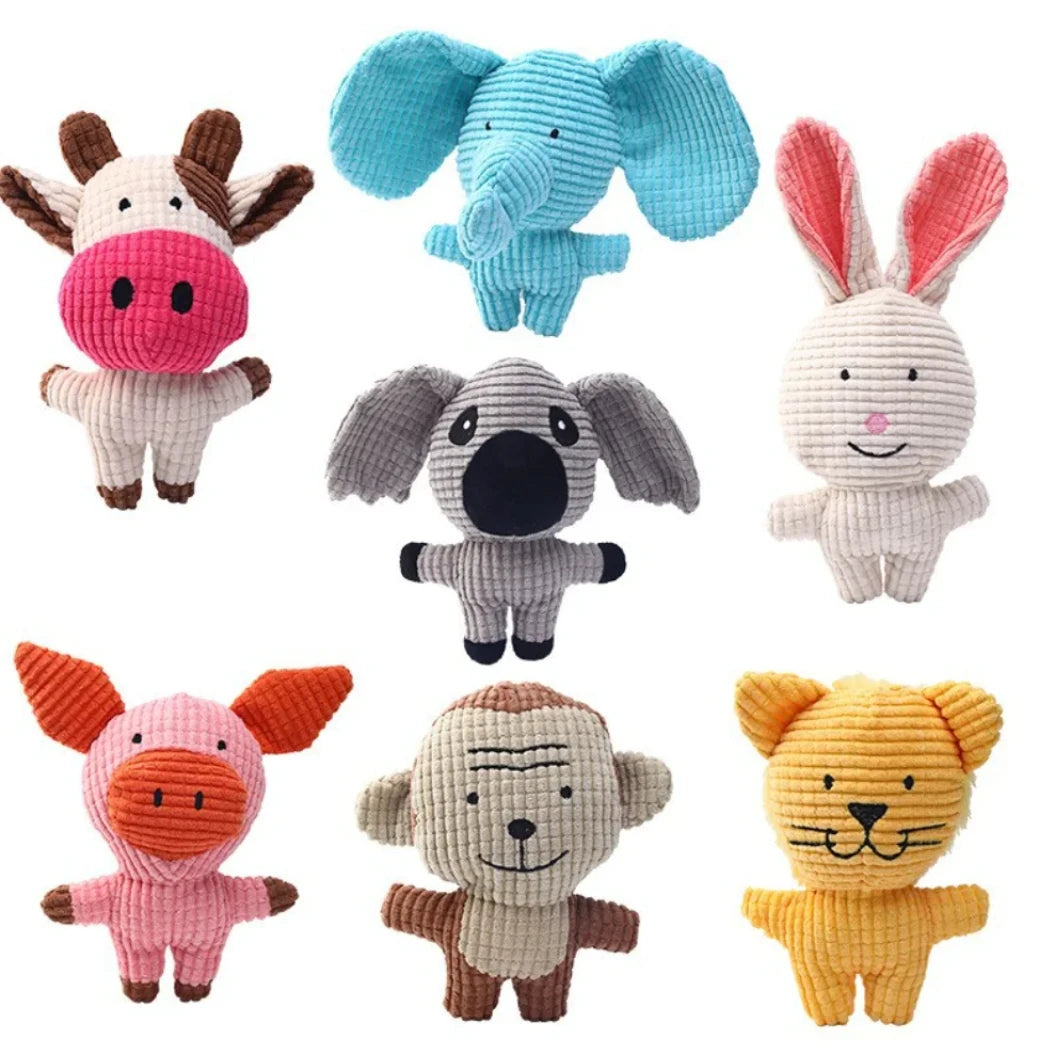 Plush Bite-Resistant Pet Toy – Teething & Boredom Relief Toy for Dogs & Cats