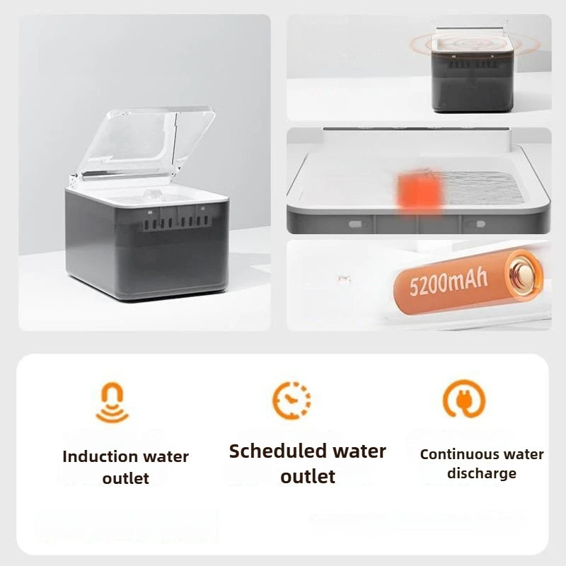 Intelligent Pet Water Fountain – Large Capacity Automatic Dispenser for Dogs & Cats | Silent 3-Mode Design