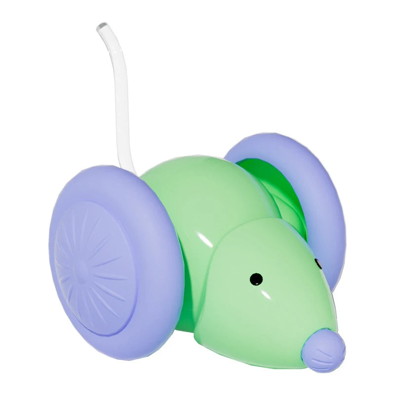Rechargeable Electric Mouse Car – Interactive Smart Cat Toy with Obstacle Avoidance