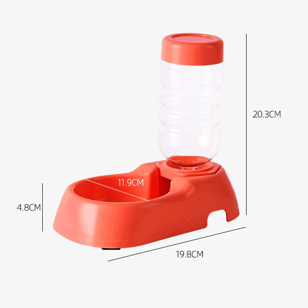 Automatic Pet Water & Food Dispenser – 500ml Feeder for Dogs & Cats