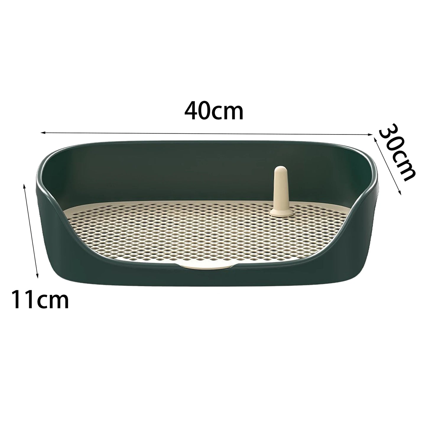 Portable Pet Toilet with Guardrail – Indoor & Outdoor Training Litter Box for Dogs & Cats