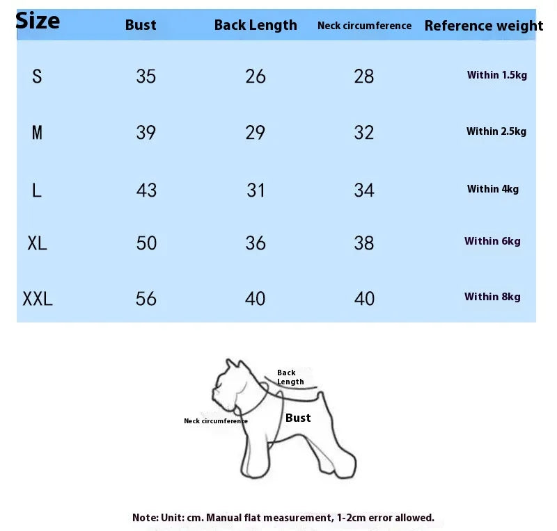 Pet Hoodie for Small Dogs – Warm Wool-Lined Sweatshirt for Autumn & Winter | Teddy, Schnauzer, Yorkshire