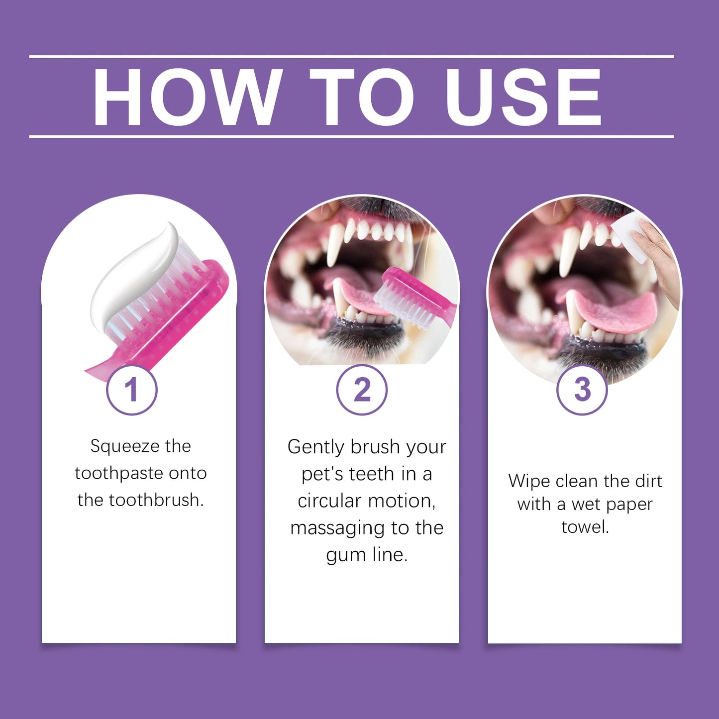 Probiotic Pet Toothpaste – Gentle Oral Care for Dogs & Cats | Plaque Removal & Fresh Breath