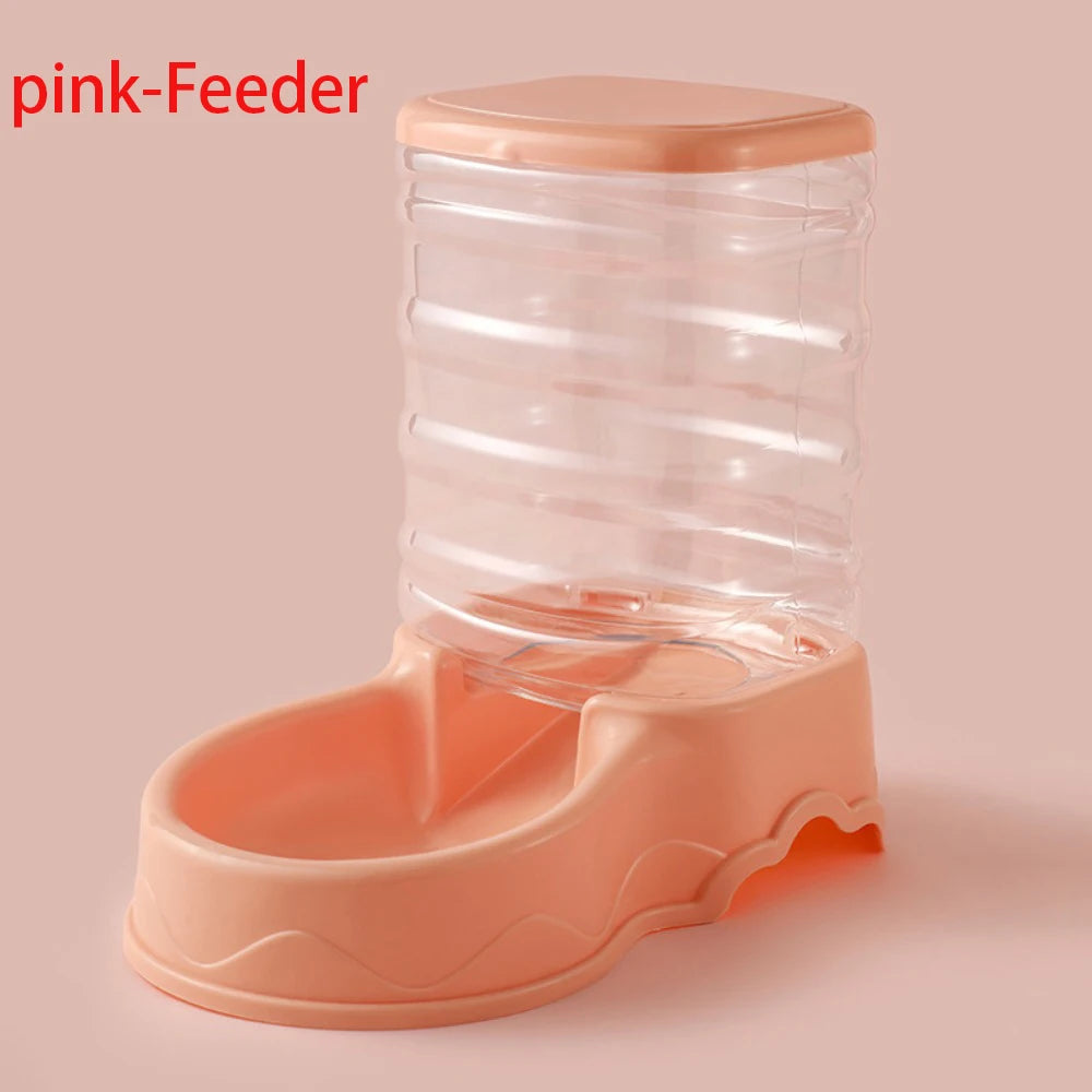 Automatic Pet Feeder & Water Dispenser – 3.8L Large Capacity Food & Drink Bowl for Cats & Dogs