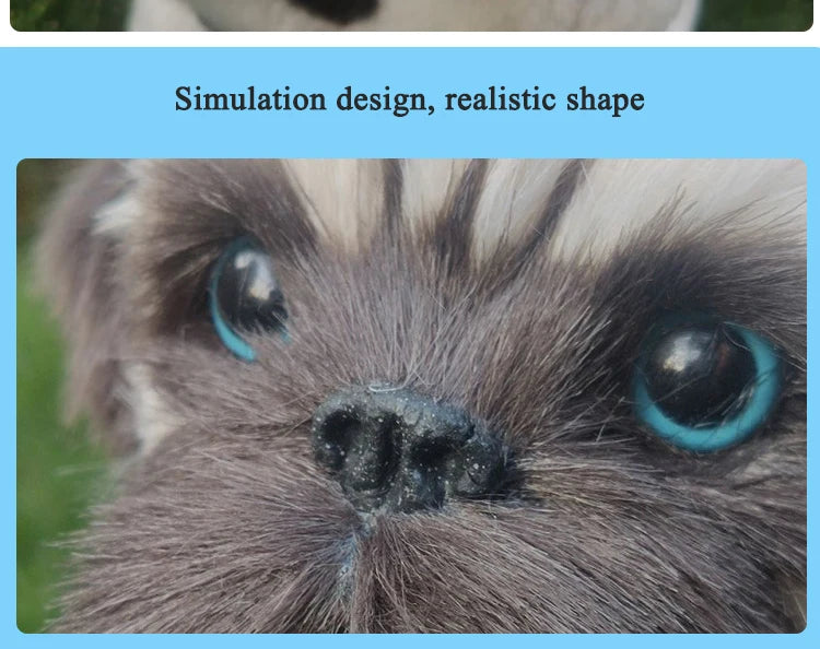 Simulation Electric Dog Toy – Voice Control Plush Robot Pet with Music & Walking Features