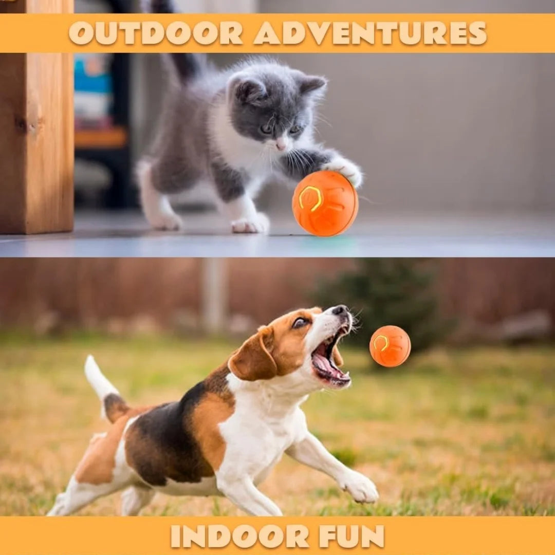 Smart Bouncing Pet Ball – Electric Interactive Toy for Dogs & Cats