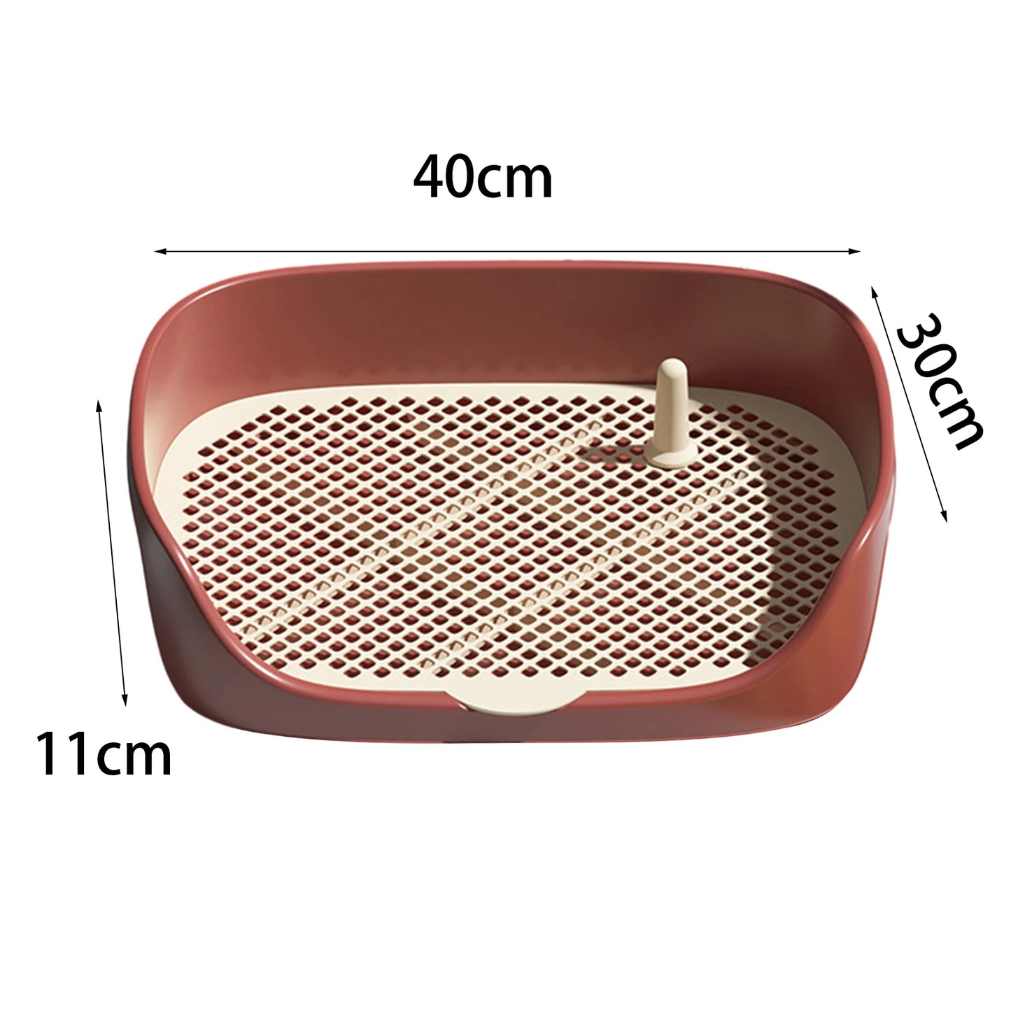 Portable Pet Toilet with Guardrail – Indoor & Outdoor Training Litter Box for Dogs & Cats