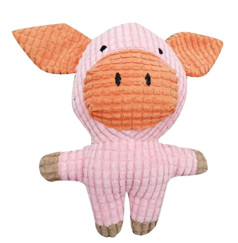 Plush Bite-Resistant Pet Toy – Teething & Boredom Relief Toy for Dogs & Cats