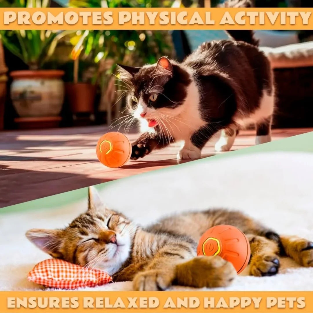 Smart Bouncing Pet Ball – Electric Interactive Toy for Dogs & Cats