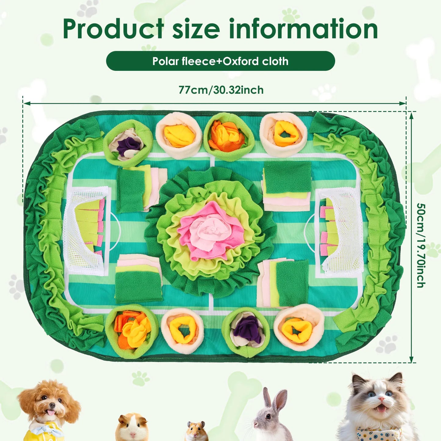 Pet Sniffing Mat – Interactive Slow Feeding Training Pad for Dogs, Cats & Small Pets