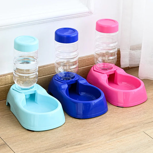 Automatic Pet Water & Food Dispenser – 500ml Feeder for Dogs & Cats