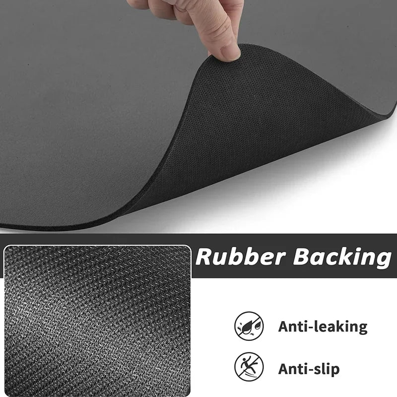 Absorbent Pet Feeding Mat – Quick-Dry Non-Slip Placemat for Dogs & Cats | Easy to Clean