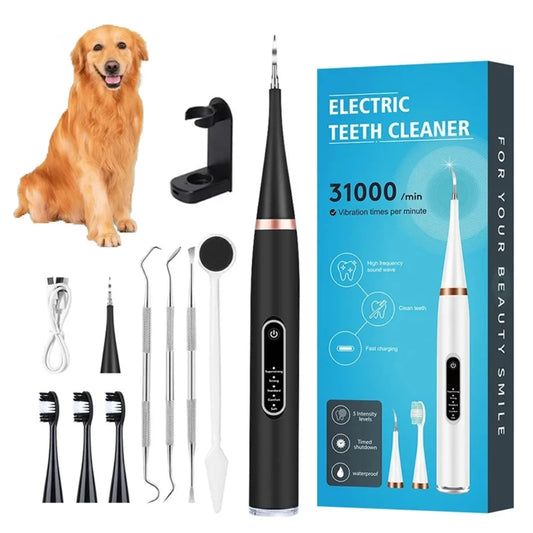 Pet Ultrasonic Teeth Cleaner – Electric Toothbrush for Dogs & Puppies | Oral Care & Grooming