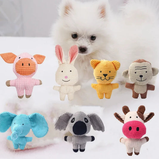 Plush Bite-Resistant Pet Toy – Teething & Boredom Relief Toy for Dogs & Cats