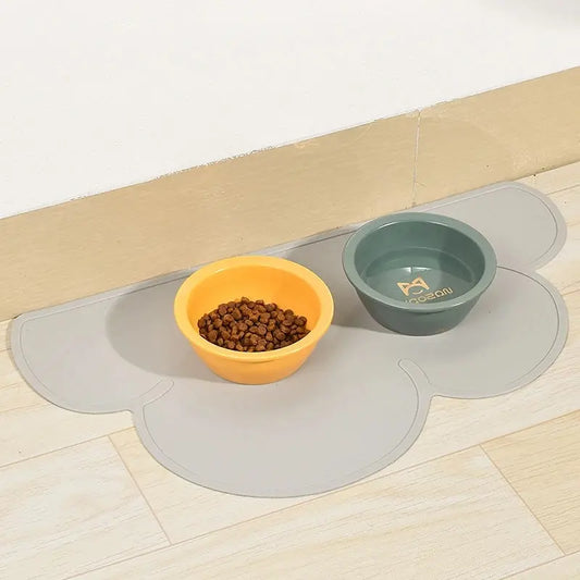 Silicone Pet Feeding Mat – Waterproof, Non-Slip Placemat for Dogs & Cats | Easy to Clean