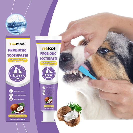 Probiotic Pet Toothpaste – Gentle Oral Care for Dogs & Cats | Plaque Removal & Fresh Breath