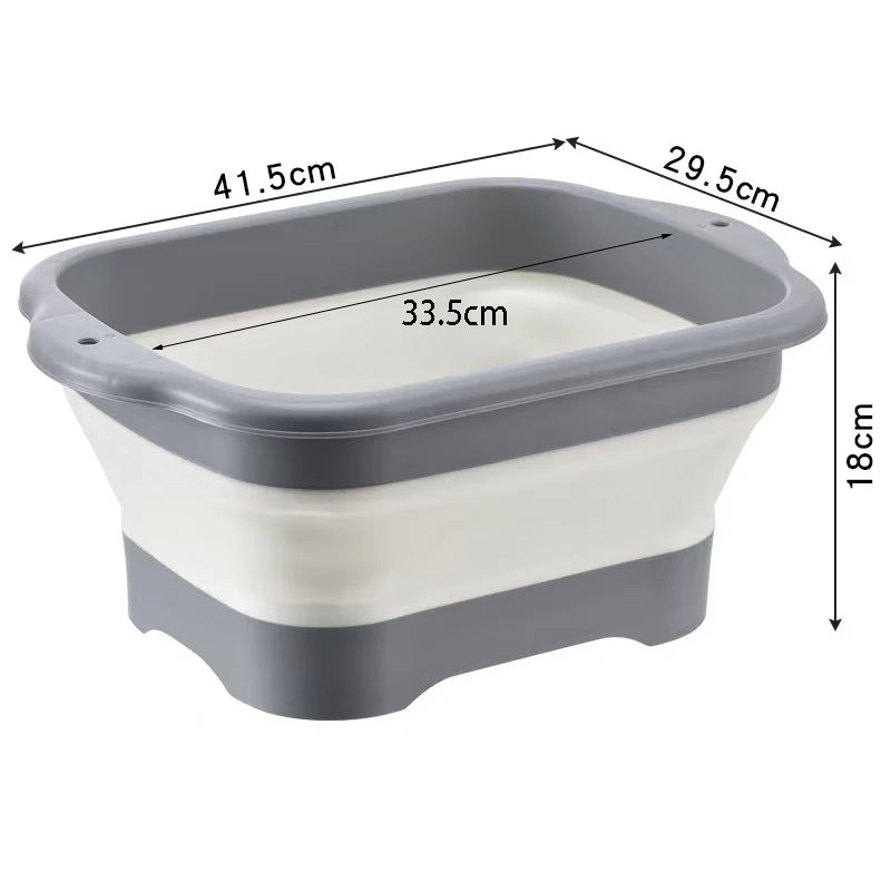 Foldable Pet Bathtub – Cat & Small Dog Washing Basin | Anti-Slip & Portable Bath Tub