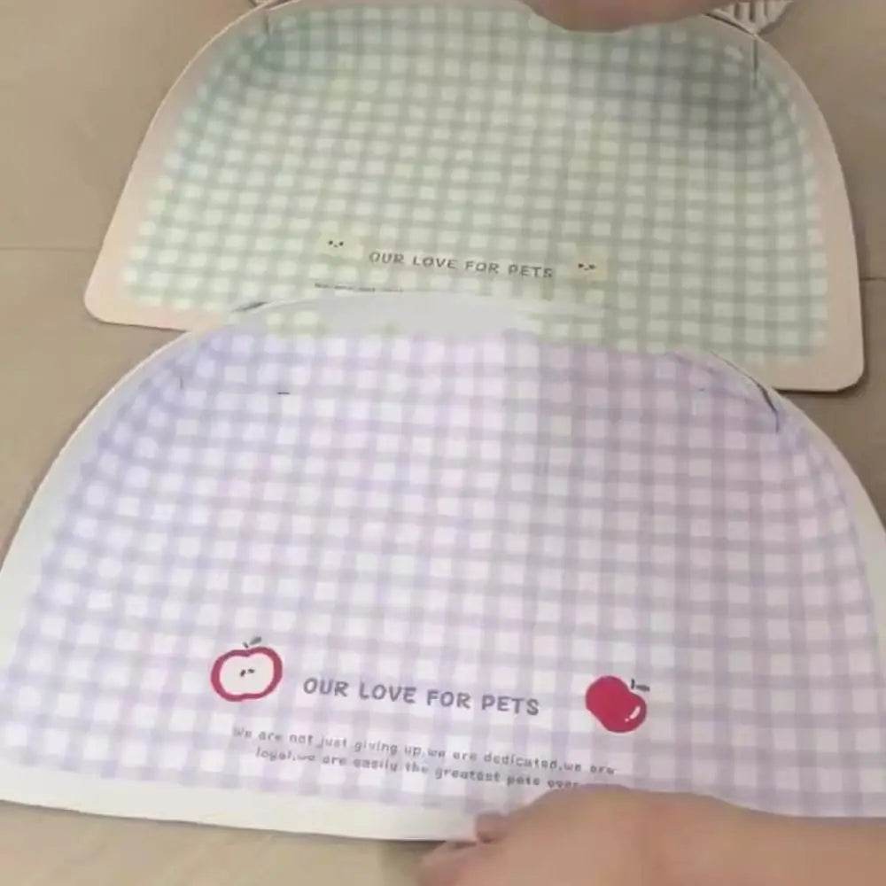 PU Leather Pet Feeding Mat – Waterproof & Anti-Slip Placemat for Dogs & Cats
