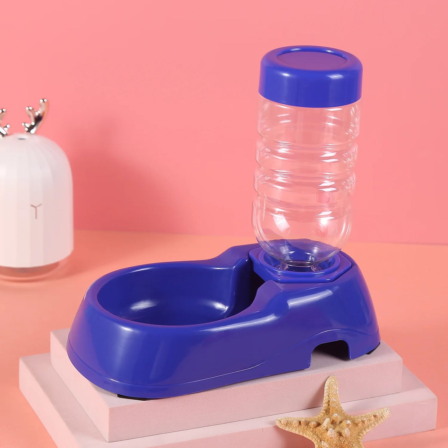Automatic Pet Water & Food Dispenser – 500ml Feeder for Dogs & Cats