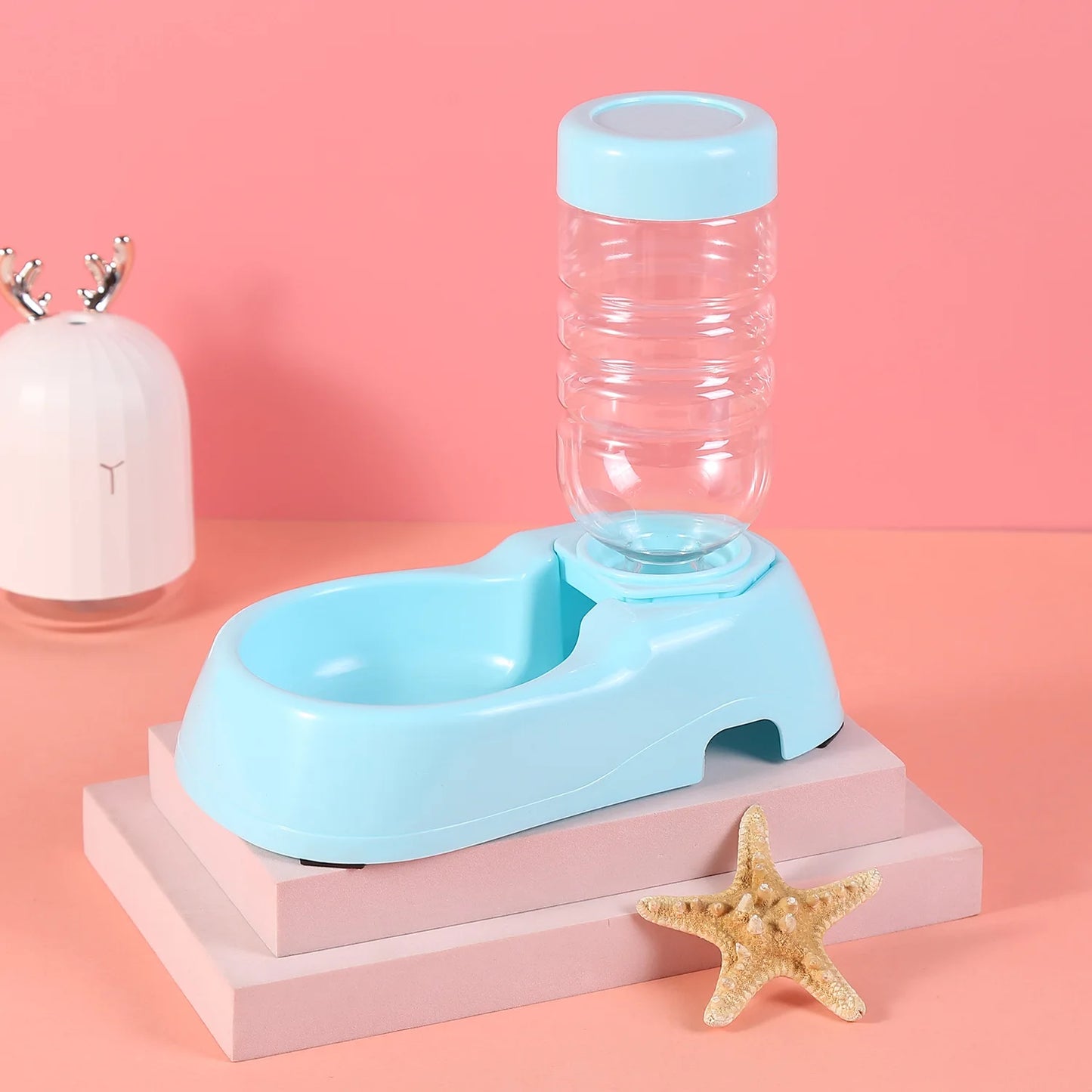 Automatic Pet Water & Food Dispenser – 500ml Feeder for Dogs & Cats