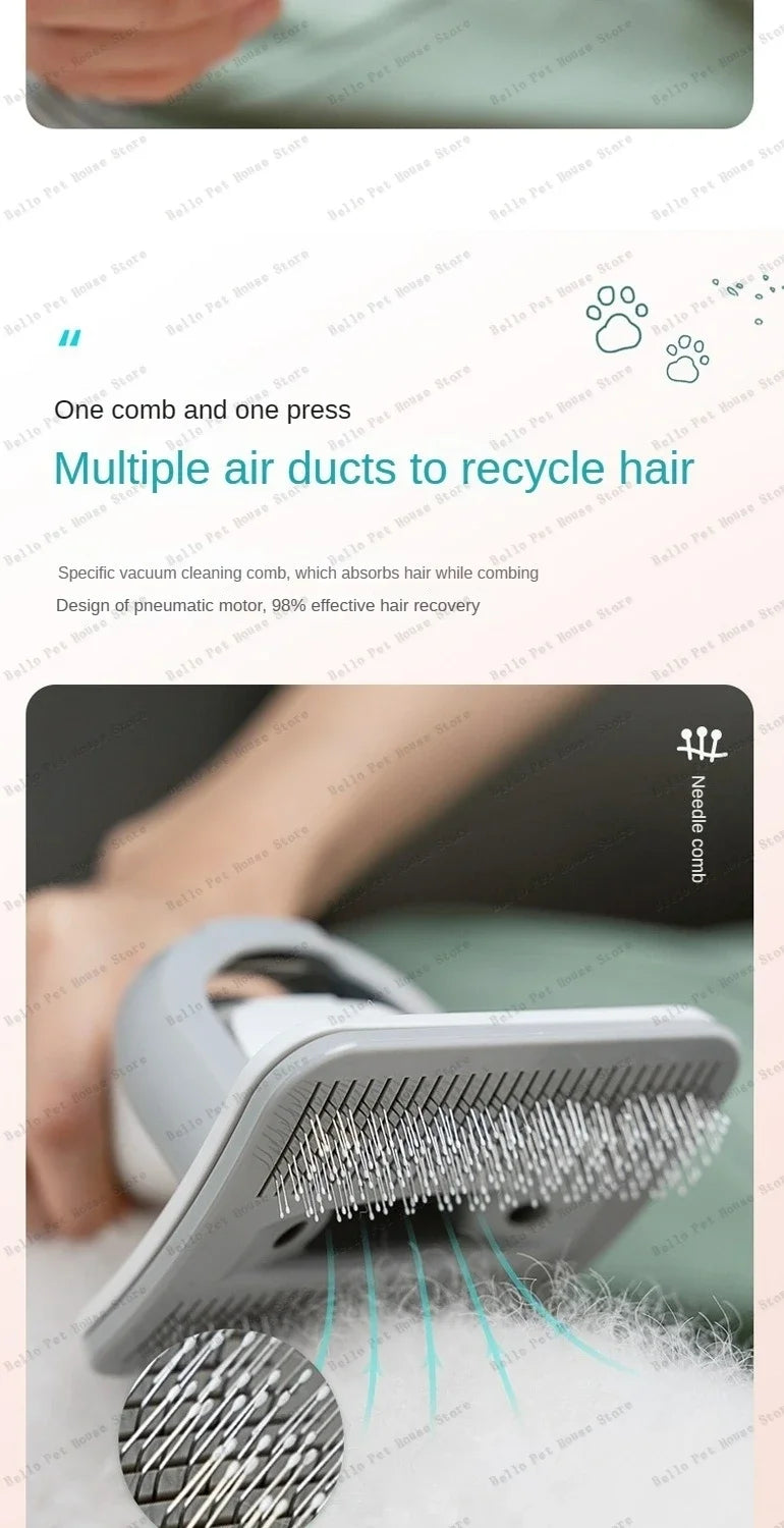 Pet Hair Trimmer & Grooming Comb – Multifunctional Trimmer, Shaver & Cleaning Tool for Dogs & Cats